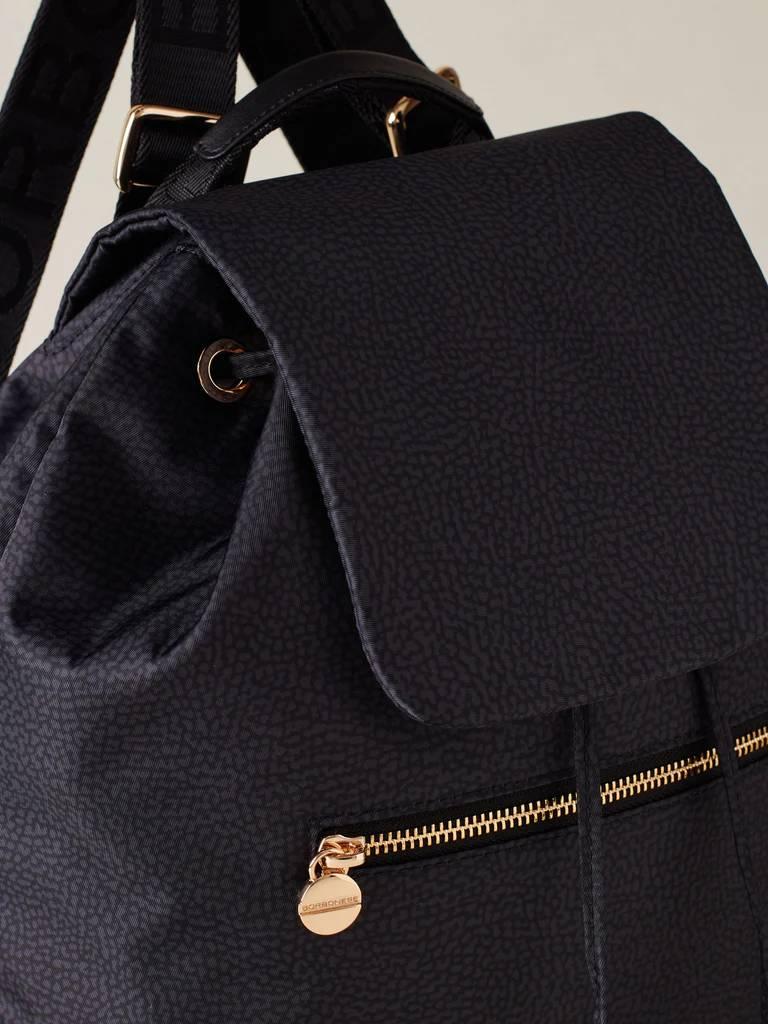 BORBONESE ZAINO MEDIUM DARK BLACK DARK BLACK 5