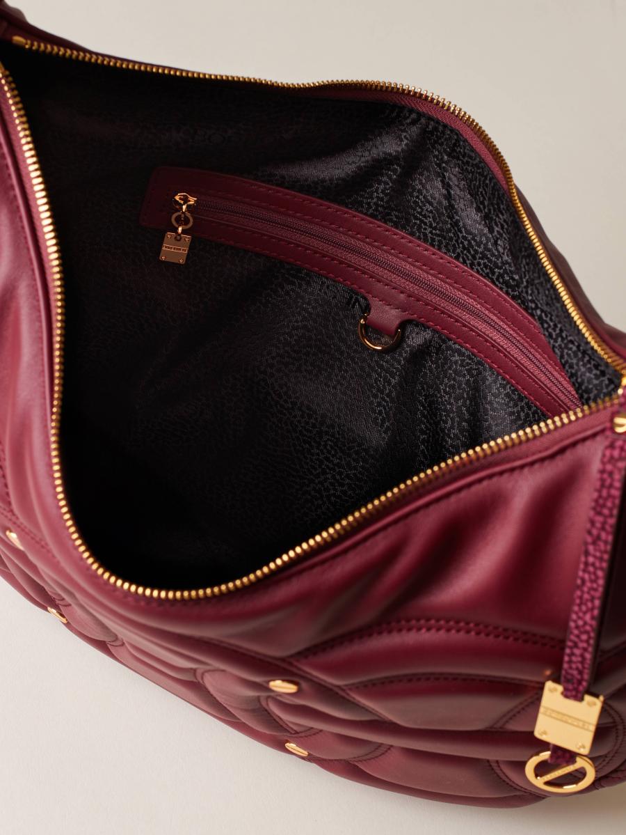 BORBONESE BORSA HOBO M. MERLOT MERLOT BORBONESE BORSA HOBO M. MERLOT MERLOT 5