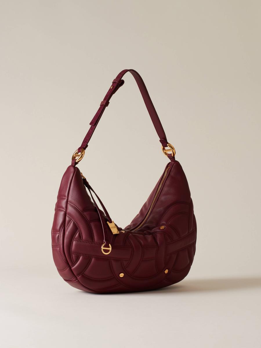 BORBONESE BORSA HOBO M. MERLOT MERLOT BORBONESE BORSA HOBO M. MERLOT MERLOT 2