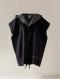 BORBONESE MANTELLA C/CAPPUCCIO BLACK/GREY  BLACK/GREY