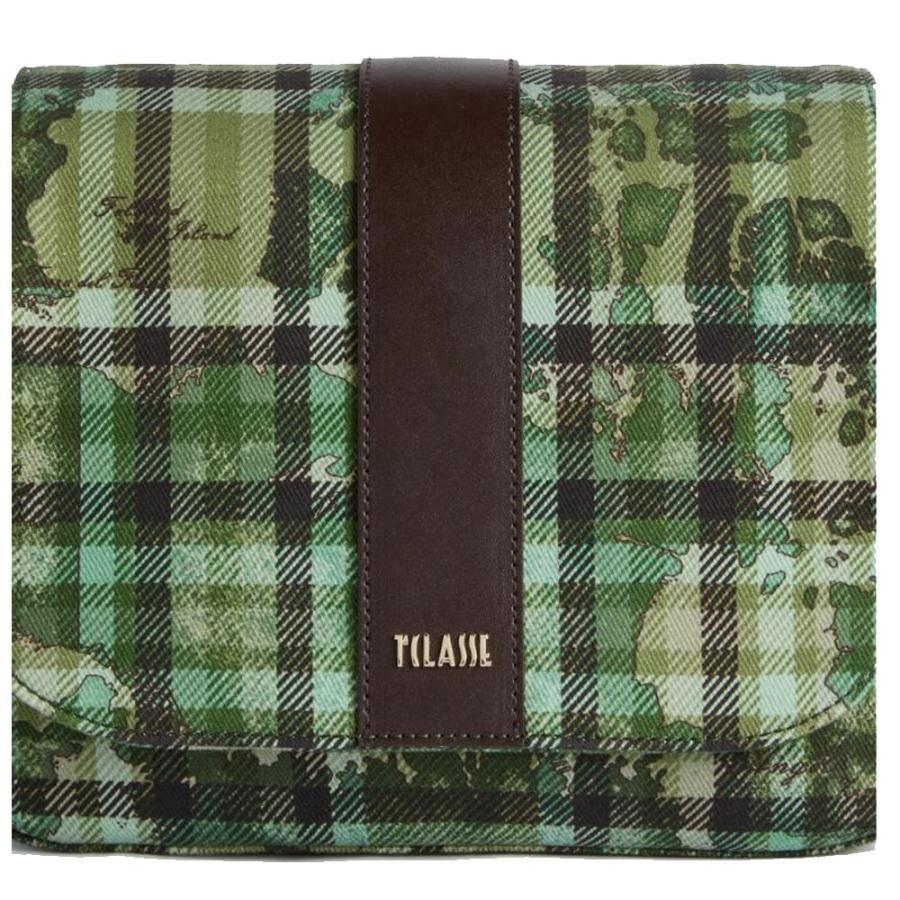 ALVIERO MARTINI 1^ CLASSE TARTAN SOUL TRACOLLA CON PATTA VERDE MUSCHIO  VERDE MUSCHIO  4