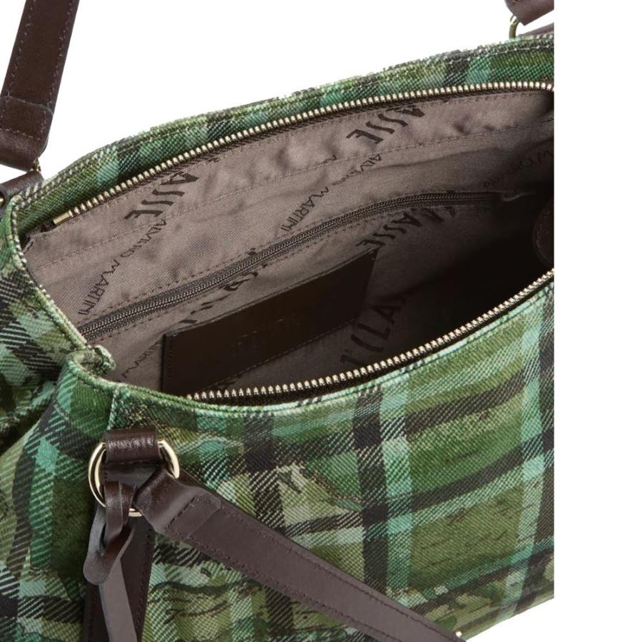 ALVIERO MARTINI 1^ CLASSE TARTAN SOUL BORSA A MANO VERDE MUSCHIO VERDE MUSCHIO 5