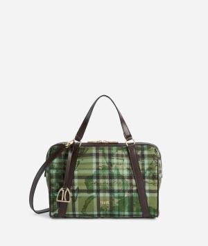 ALVIERO MARTINI 1^ CLASSE BAULETTO TARTAN C/TRACOLLA VERDE MUSCHIO  VERDE MUSCHIO 