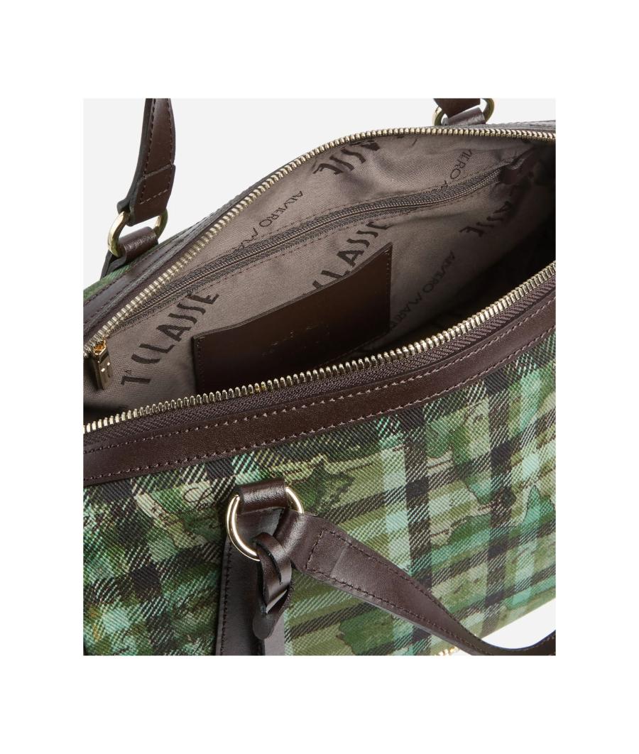 ALVIERO MARTINI 1^ CLASSE BAULETTO TARTAN C/TRACOLLA VERDE MUSCHIO  VERDE MUSCHIO  4