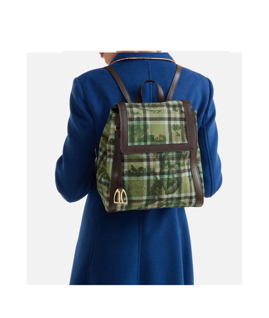ALVIERO MARTINI 1^ CLASSE ZAINO TARTAN SOUL VERDE MUSCHIO  VERDE MUSCHIO  3
