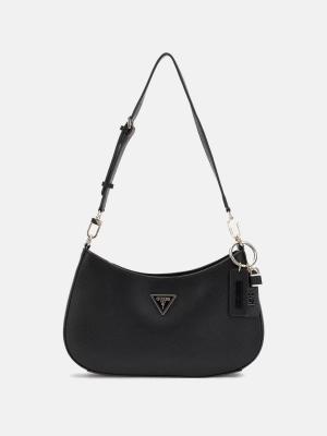 GUESS BORSA NOELLE II TOP ZIP SHOULDER BLACK  BLACK