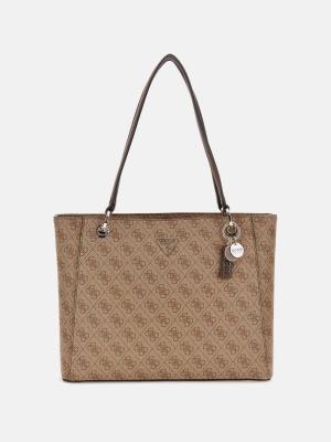 GUESS BORSA NOELLE II TOTE LATTE LAGON/BROWN  LATTE LAGON/BROWN 