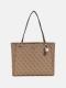GUESS BORSA NOELLE II TOTE LATTE LAGON/BROWN  LATTE LAGON/BROWN 