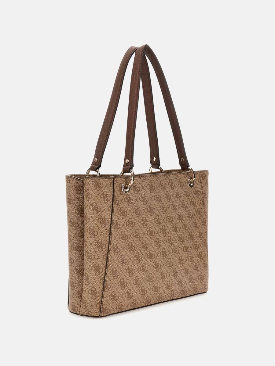 GUESS BORSA NOELLE II TOTE LATTE LAGON/BROWN LATTE LAGON/BROWN GUESS BORSA NOELLE II TOTE LATTE LAGON/BROWN LATTE LAGON/BROWN 2