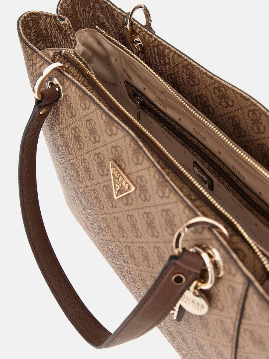 GUESS BORSA NOELLE II TOTE LATTE LAGON/BROWN LATTE LAGON/BROWN GUESS BORSA NOELLE II TOTE LATTE LAGON/BROWN LATTE LAGON/BROWN 3
