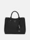 GUESS BORSA MERIDIAN II GIRLFRIEND SATCHEL BLACK  BLACK