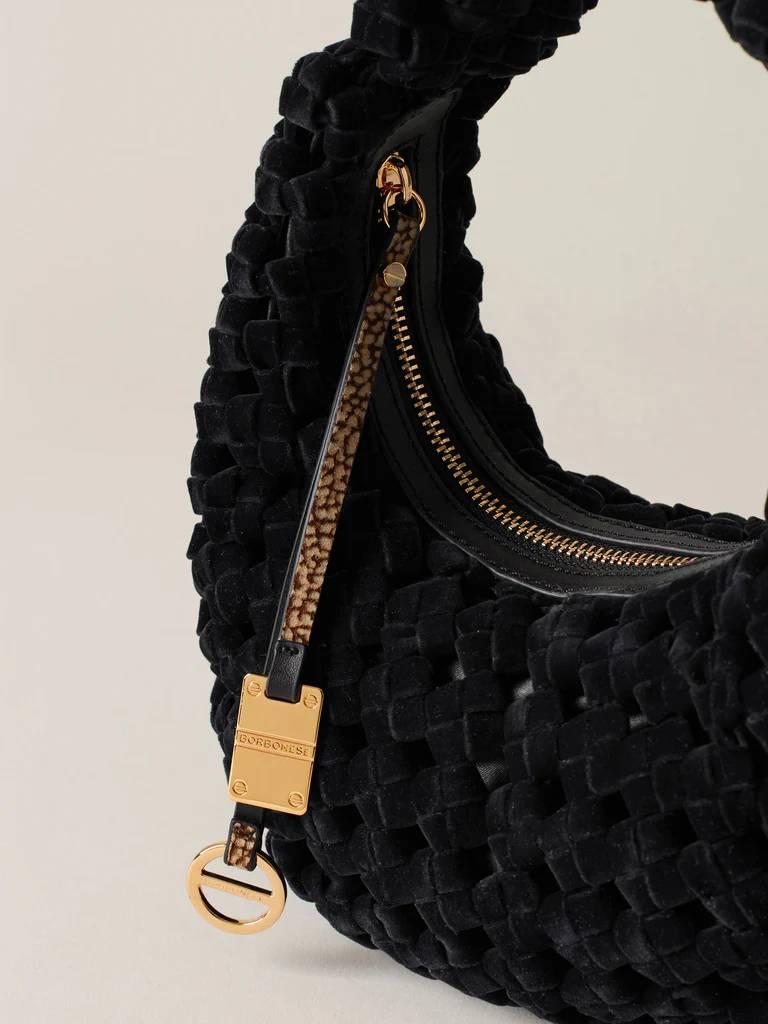 BORBONESE BORSA HOBO PETITE NERO/OP NATURALE BORBONESE BORSA HOBO PETITE NERO/OP NATURALE 5