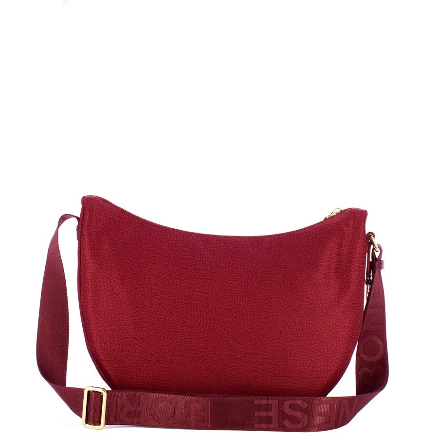 BORBONESE BORSA LUNA BAG MIDDLE MERLOT MERLOT BORBONESE BORSA LUNA BAG MIDDLE MERLOT MERLOT 3