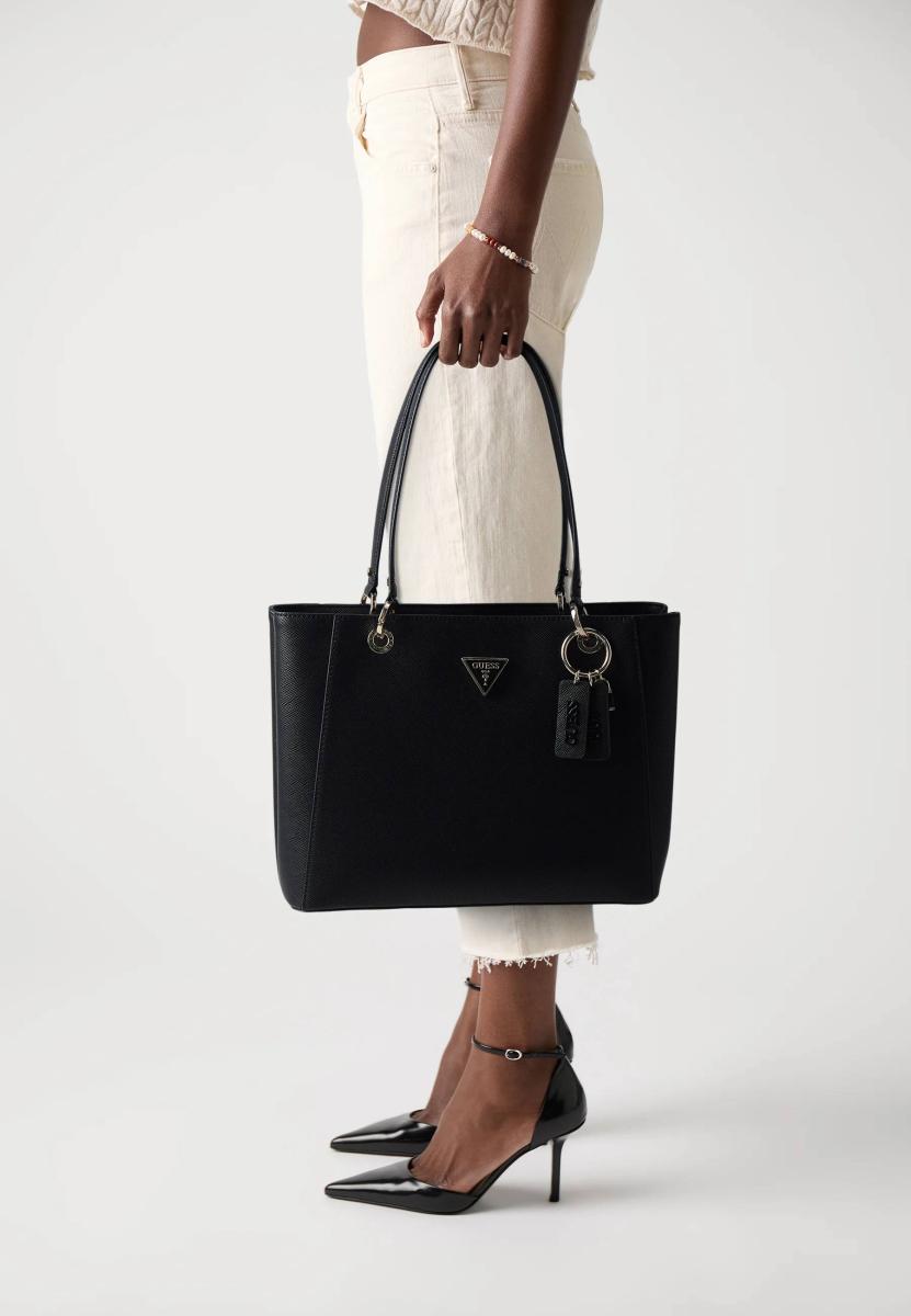 GUESS BORSA NOELLE II TOTE BLACK BLACK GUESS BORSA NOELLE II TOTE BLACK BLACK 5
