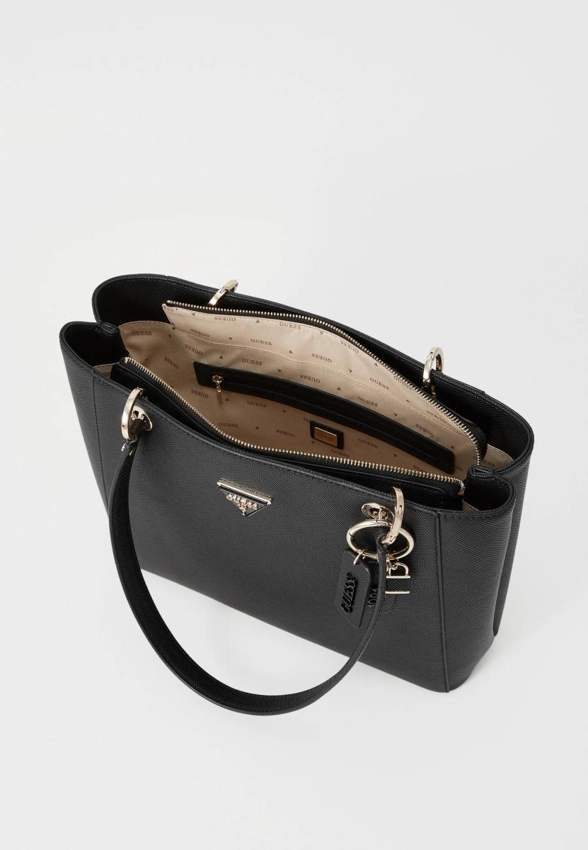 GUESS BORSA NOELLE II TOTE BLACK BLACK GUESS BORSA NOELLE II TOTE BLACK BLACK 3