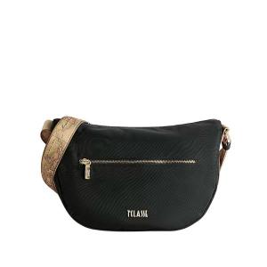 ALVIERO MARTINI 1^ CLASSE BORSA TRACOLLA MEZZALUNA GRANDE NERO NERO