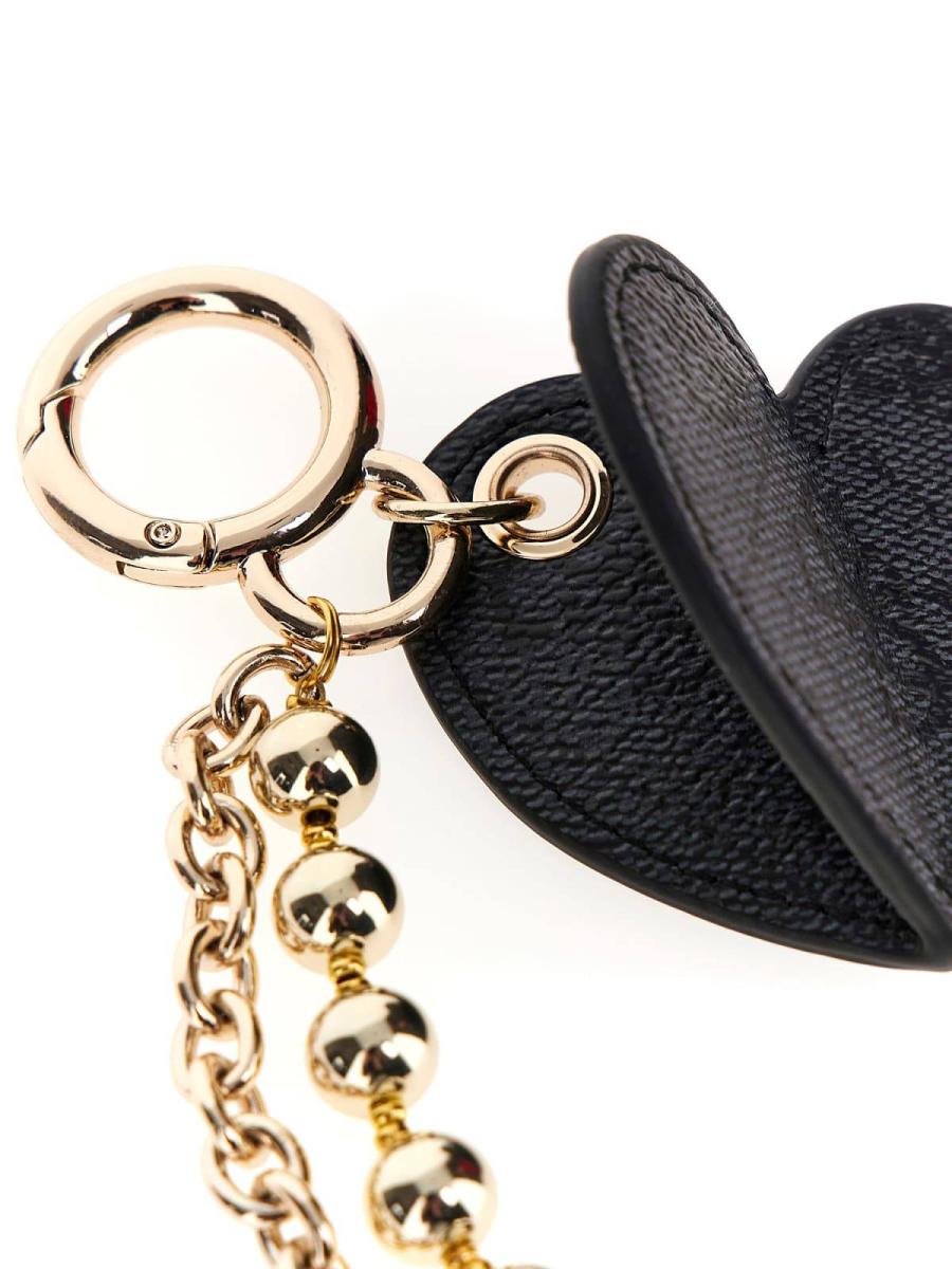 GUESS PORTACHIAVI BRENTON KEYRING CLO COAL LOGO GUESS PORTACHIAVI BRENTON KEYRING CLO COAL LOGO 2