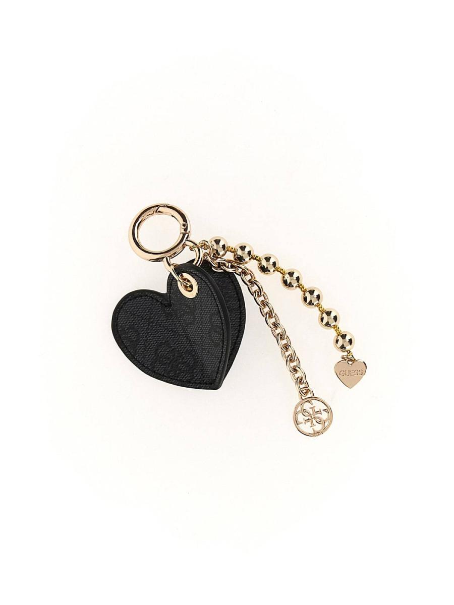 GUESS PORTACHIAVI BRENTON KEYRING CLO COAL LOGO GUESS PORTACHIAVI BRENTON KEYRING CLO COAL LOGO 3