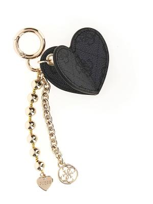 GUESS PORTACHIAVI BRENTON KEYRING CLO  COAL LOGO 