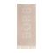 BORBONESE SCIARPA LOGO 42X200 BEIGE/CREAM BEIGE/CREAM