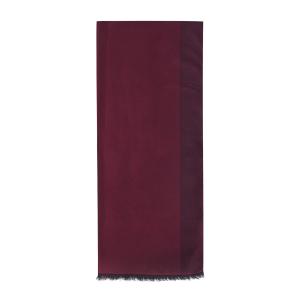 BORBONESE STOLA OP LOGO OUTLINE 80X180 MERLOT  MERLOT 