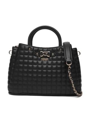 GUESS BORSA NADIRA GIRLFRIEND SATCHEL  BLACK