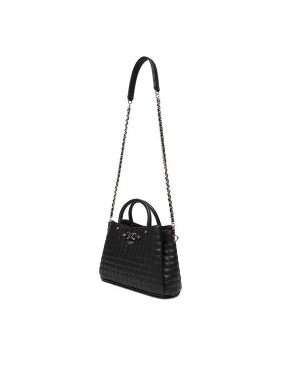 GUESS BORSA NADIRA GIRLFRIEND SATCHEL BLACK GUESS BORSA NADIRA GIRLFRIEND SATCHEL BLACK 3