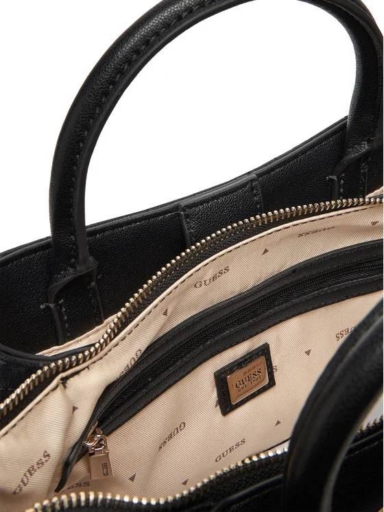 GUESS BORSA NADIRA GIRLFRIEND SATCHEL BLACK GUESS BORSA NADIRA GIRLFRIEND SATCHEL BLACK 5