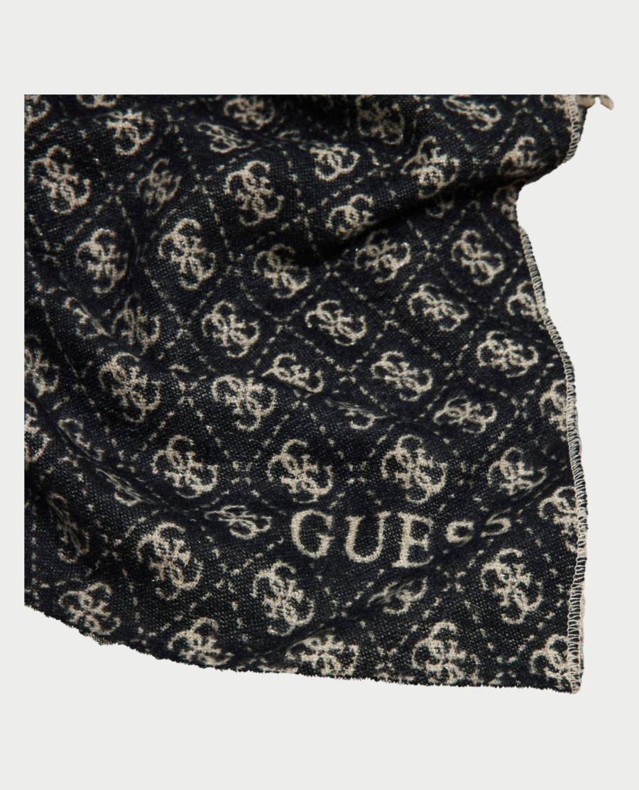 GUESS SCIARPA SCARF 60X180 BLACK  BLACK 2