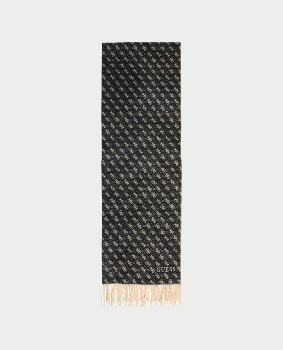 GUESS SCIARPA SCARF 60X180 BLACK  BLACK 1