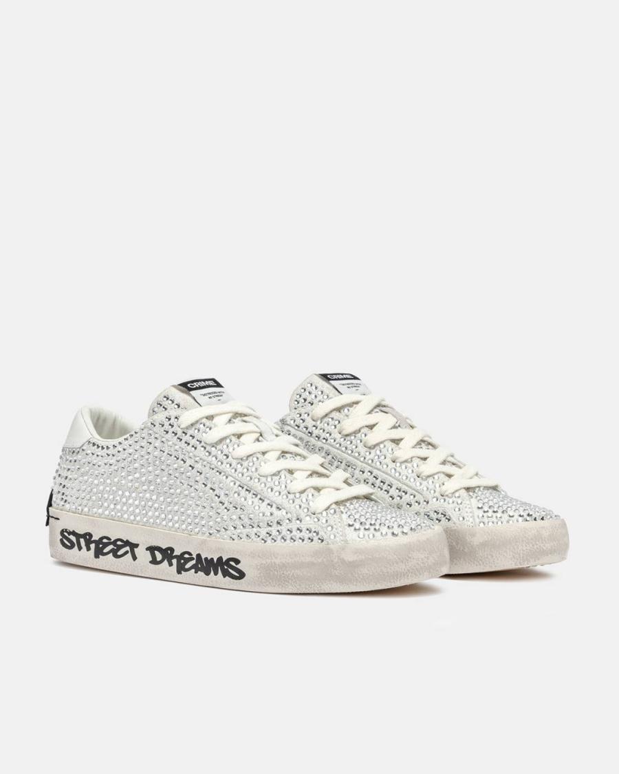 CRIME LONDON DISTRESSED FULL-ON ROCKS  SILVER  2