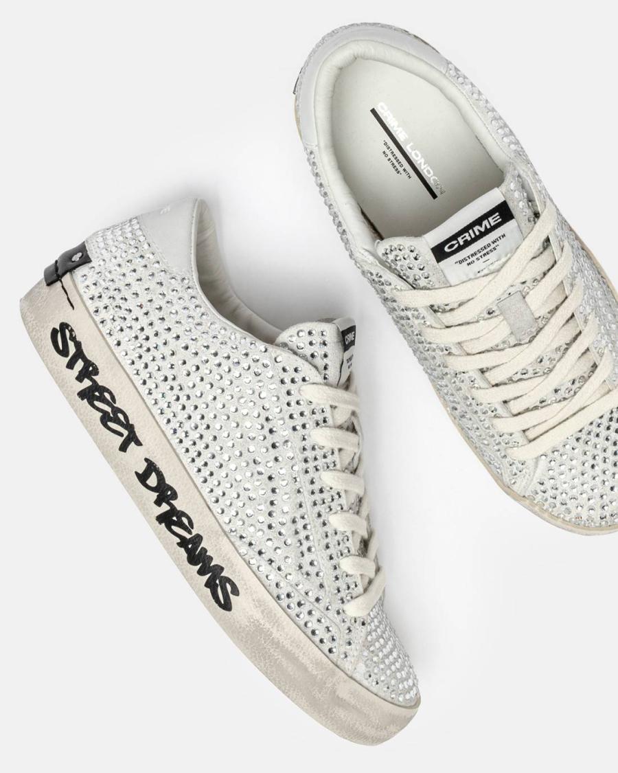 CRIME LONDON DISTRESSED FULL-ON ROCKS  SILVER  6