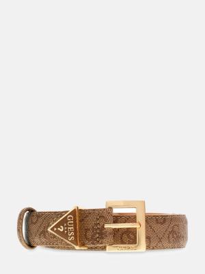 GUESS CINTURA NOELLE ADJ & NOT REV H25 LATTE LOGO  LATTE LOGO 
