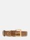 GUESS CINTURA NOELLE ADJ & NOT REV H25 LATTE LOGO  LATTE LOGO 