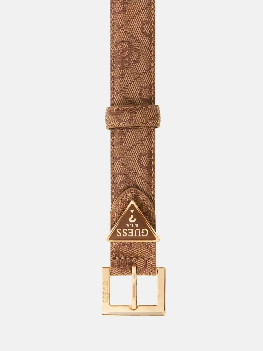GUESS CINTURA NOELLE ADJ & NOT REV H25 LATTE LOGO LATTE LOGO GUESS CINTURA NOELLE ADJ & NOT REV H25 LATTE LOGO LATTE LOGO 2