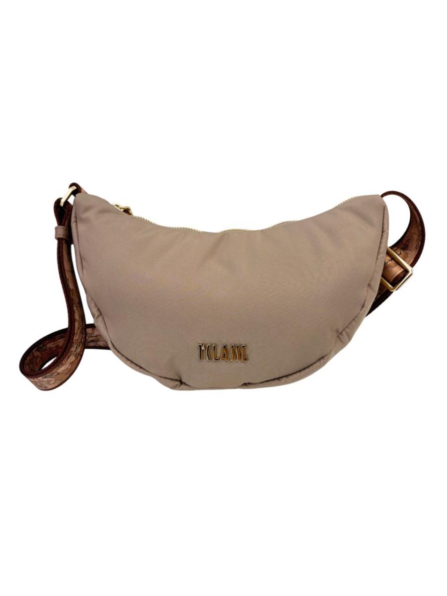 ALVIERO MARTINI 1^ CLASSE BORSA MEZZALUNA MINI TRACOLLA GREIGE  GREIGE 3