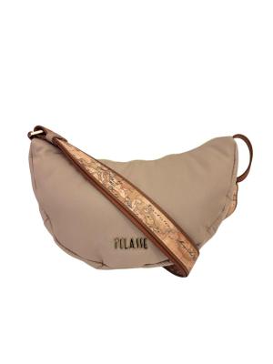 ALVIERO MARTINI 1^ CLASSE BORSA MEZZALUNA MINI TRACOLLA GREIGE  GREIGE
