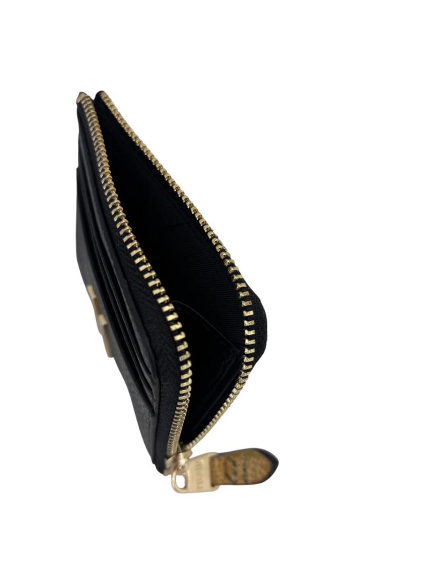 ALVIERO MARTINI 1^ CLASSE PORTACARTE CON ZIP NERO  NERO 3