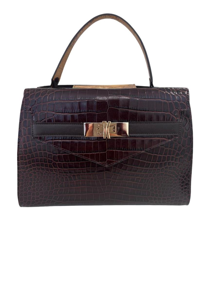 ALVIERO MARTINI 1^ CLASSE BORSA TRE TASCHE CON TRACOLLA MOGANO  MOGANO 1