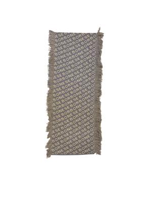 BORBONESE SCIARPA FRANGE 30X170 TORTORA/CAMMELLO TORTORA/CAMMELLO 
