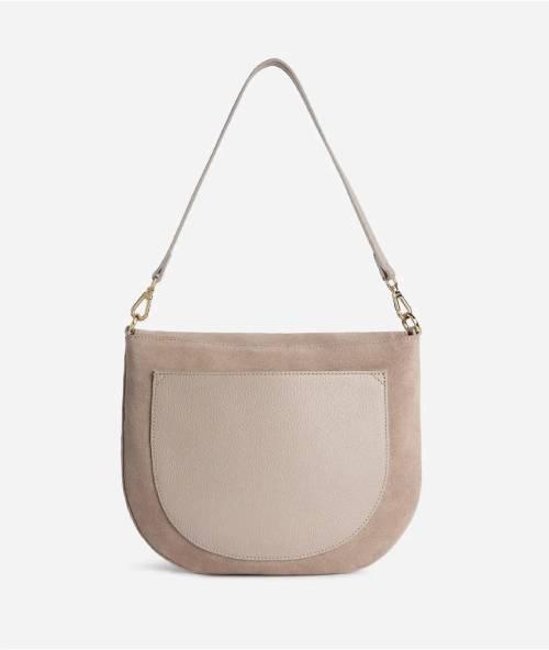 ALVIERO MARTINI 1^ CLASSE SOTTOSPALLA DOPPIA PORTABILITA GREIGE  GREIGE 2