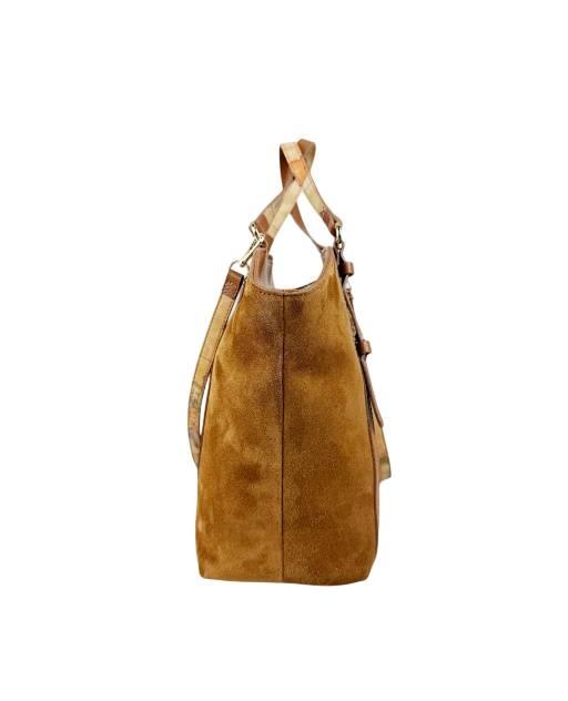 ALVIERO MARTINI 1^ CLASSE BORSA A MANO CON TRACOLLA STACCABILE CAMOSCIO CAMOSCIO ALVIERO MARTINI 1^ CLASSE BORSA A MANO CON TRACOLLA STACCABILE CAMOSCIO CAMOSCIO 3