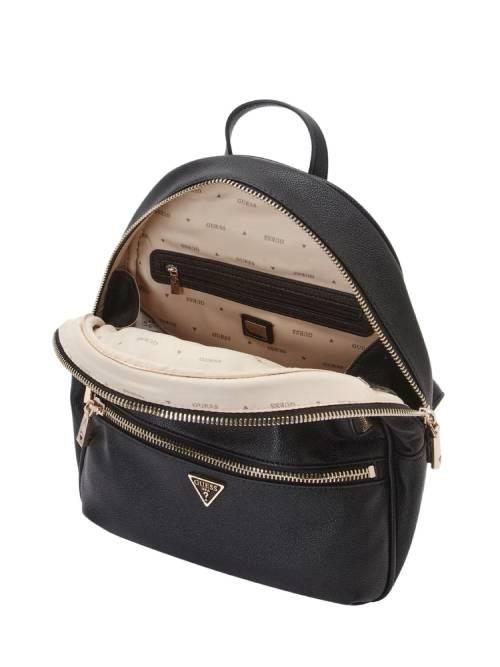 GUESS ZAINO MANHATTAN II LARGE BACKPACK BLACK GUESS ZAINO MANHATTAN II LARGE BACKPACK BLACK 5