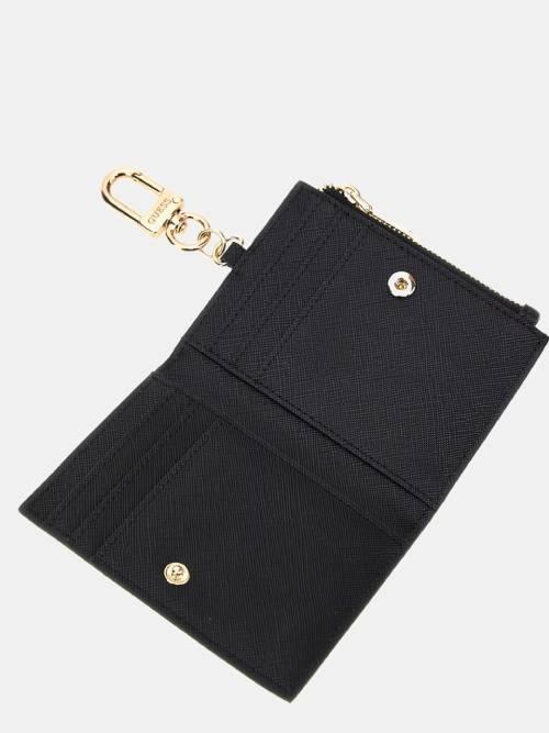 GUESS PORTACHIAVI CARD HOLDER BLACK GUESS PORTACHIAVI CARD HOLDER BLACK 3