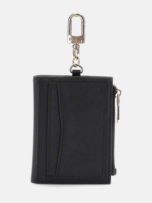GUESS PORTACHIAVI CARD HOLDER BLACK GUESS PORTACHIAVI CARD HOLDER BLACK 2