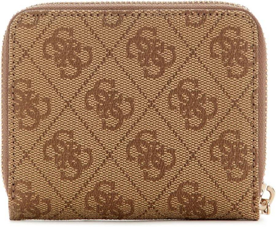 GUESS PORTAFOGLIO LAUREL II SLG SMALL ZIP AROUND LATTE LOGO GUESS PORTAFOGLIO LAUREL II SLG SMALL ZIP AROUND LATTE LOGO 2
