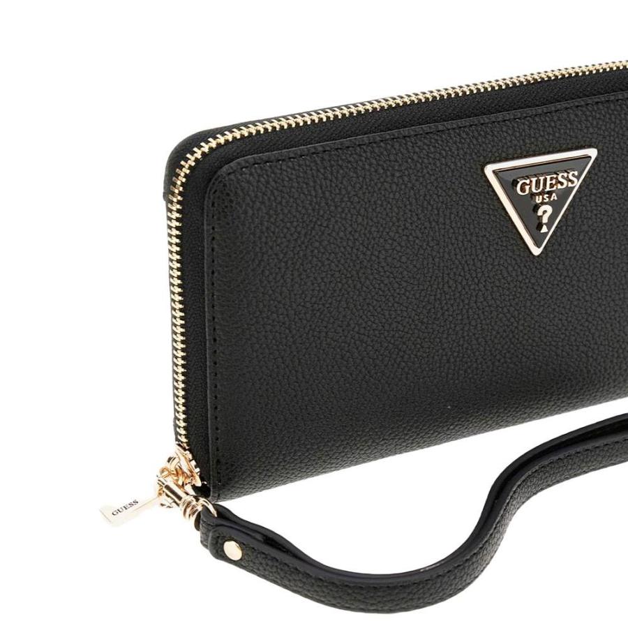 GUESS PORTAFOGLIO LAUREAL II SLG LARGE ZIP AROUND BLACK BLACK GUESS PORTAFOGLIO LAUREAL II SLG LARGE ZIP AROUND BLACK BLACK 3