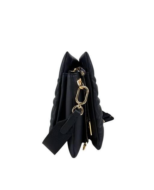 BORBONESE BORSA CROSS OVER TRIFOLDER NERO/OP NATURALE NERO BORBONESE BORSA CROSS OVER TRIFOLDER NERO/OP NATURALE NERO 3