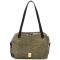 BORBONESE BORSA SHOPPIMG M. OP NATURALE NERO  OP NATURALE NERO