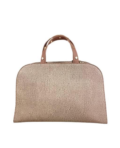 BORBONESE BORSA BAULETTO M. MUSHROOM MARRONE BORBONESE BORSA BAULETTO M. MUSHROOM MARRONE 2